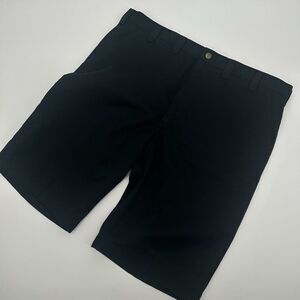 Carhartt Chino Shorts Men 44 Black Cotton Blend Flat Front Relaxed Fit High Rise